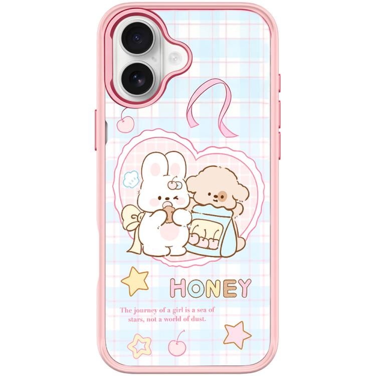 Adorabile custodia magnetica per telefono con motivo coniglietto innamorato, For iPhone 17 Pro Max, For iPhone 17 Pro, For iPhone 17, For iPhone Air