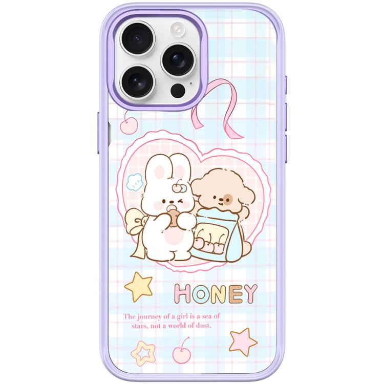 Adorabile custodia magnetica per telefono con motivo coniglietto innamorato, For iPhone 15 Pro Max, For iPhone 15 Pro