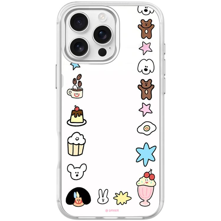 Adorabile custodia magnetica per telefono con motivo omino., For iPhone 16 Pro Max, For iPhone 16 Pro, For iPhone 16 Plus, For iPhone 16