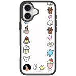 Adorabile custodia magnetica per telefono con motivo omino., For iPhone 16 Pro Max, For iPhone 16 Pro, For iPhone 16 Plus, For iPhone 16