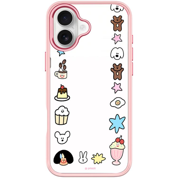 Adorabile custodia magnetica per telefono con motivo omino., For iPhone 16 Pro Max, For iPhone 16 Pro, For iPhone 16 Plus, For iPhone 16