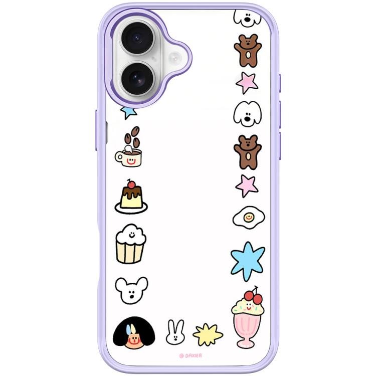Adorabile custodia magnetica per telefono con motivo omino., For iPhone 16 Pro Max, For iPhone 16 Pro, For iPhone 16 Plus, For iPhone 16