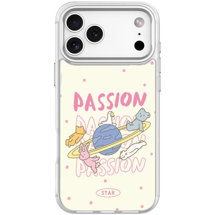 Custodia magnetica per telefono con motivo White Planet, For iPhone 17 Pro Max, For iPhone 17 Pro, For iPhone 17, For iPhone Air