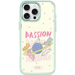 Custodia magnetica per telefono con motivo White Planet, For iPhone 16 Pro Max, For iPhone 16 Pro, For iPhone 16 Plus, For iPhone 16