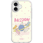 Custodia magnetica per telefono con motivo White Planet, For iPhone 16 Pro Max, For iPhone 16 Pro, For iPhone 16 Plus, For iPhone 16