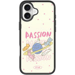 Custodia magnetica per telefono con motivo White Planet, For iPhone 16 Pro Max, For iPhone 16 Pro, For iPhone 16 Plus, For iPhone 16
