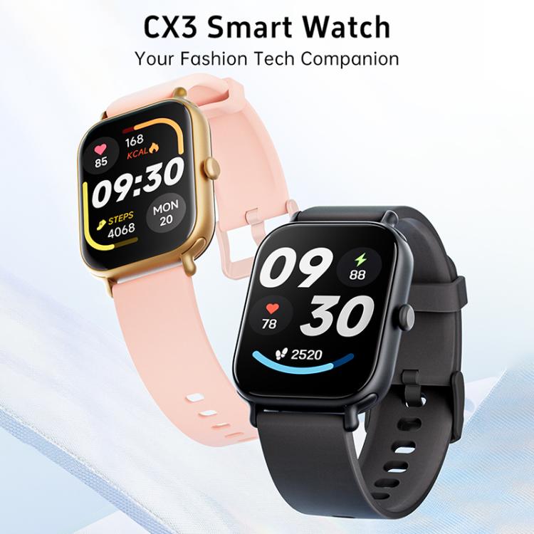 Smartwatch CX3 con schermo TFT a colori da 1,95 pollici, interamente in metallo, con chiamate Bluetooth e supporto per il monitoraggio della salute.