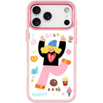 Custodia magnetica per telefono con scritta "Bambina e bel testo", For iPhone 17 Pro Max, For iPhone 17 Pro, For iPhone 17, For iPhone Air