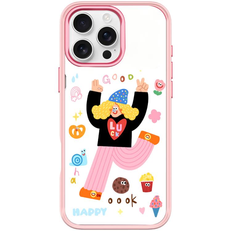 Custodia magnetica per telefono con scritta "Bambina e bel testo", For iPhone 16 Pro Max, For iPhone 16 Pro, For iPhone 16 Plus, For iPhone 16