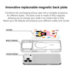 Custodia magnetica per telefono con scritta "Bambina e bel testo", For iPhone 17 Pro Max, For iPhone 17 Pro, For iPhone 17, For iPhone Air