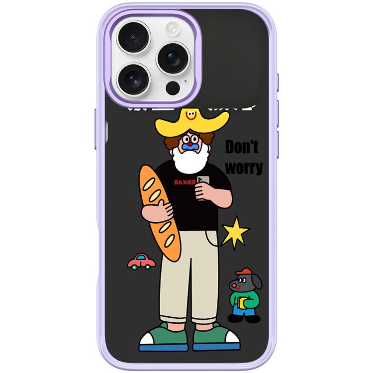 Custodia magnetica per telefono con motivo anti-ansia, For iPhone 16 Pro Max, For iPhone 16 Pro, For iPhone 16 Plus, For iPhone 16