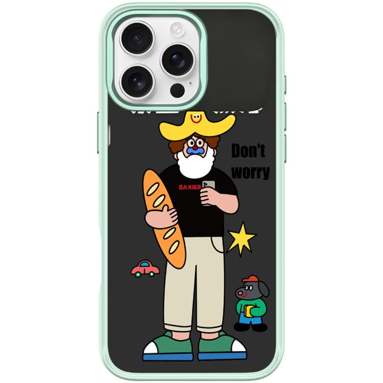 Custodia magnetica per telefono con motivo anti-ansia, For iPhone 16 Pro Max, For iPhone 16 Pro, For iPhone 16 Plus, For iPhone 16