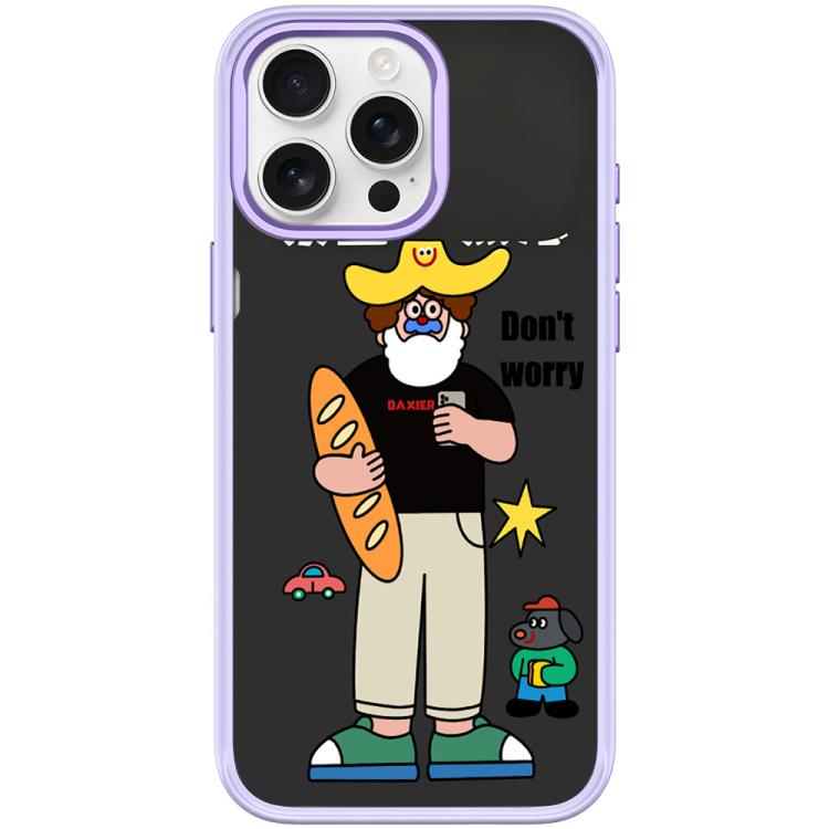Custodia magnetica per telefono con motivo anti-ansia, For iPhone 15 Pro Max, For iPhone 15 Pro