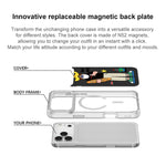 Custodia magnetica per telefono con motivo anti-ansia, For iPhone 16 Pro Max, For iPhone 16 Pro, For iPhone 16 Plus, For iPhone 16