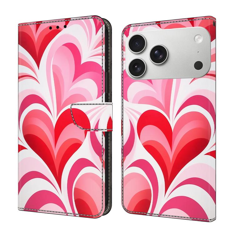Custodia per telefono in ecopelle con effetto cristallo., For iPhone 17 Pro Max