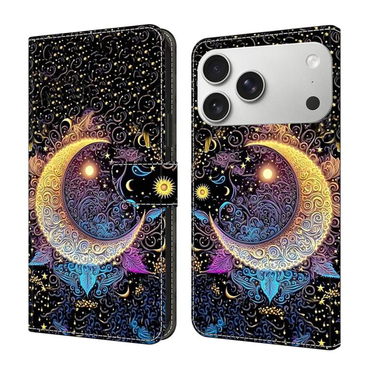 Custodia per telefono in ecopelle con effetto cristallo., For iPhone 17 Pro Max