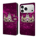 Custodia per telefono in ecopelle con effetto cristallo., For iPhone 17 Pro Max