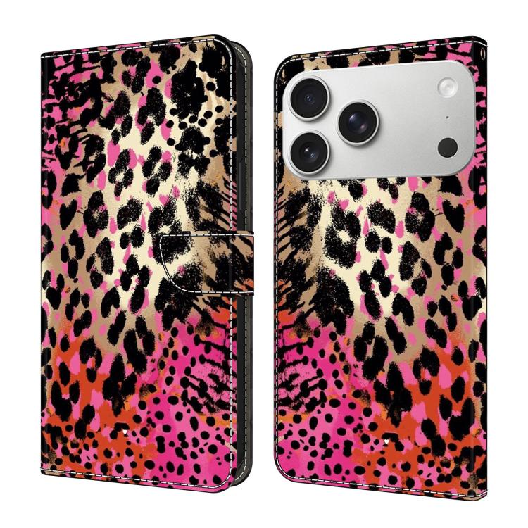 Custodia per telefono in ecopelle con effetto cristallo., For iPhone 17 Pro