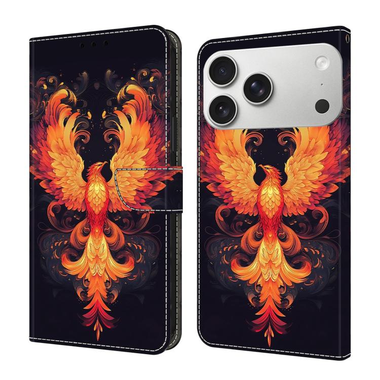 Custodia per telefono in ecopelle con effetto cristallo., For iPhone 17 Pro