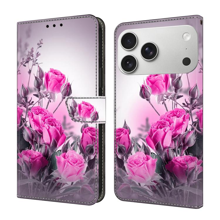 Custodia per telefono in ecopelle con effetto cristallo., For iPhone 17 Pro