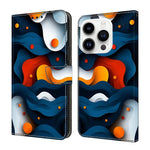 Custodia per telefono in ecopelle con effetto cristallo., For iPhone 16 Pro Max