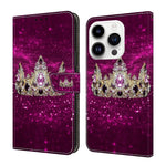 Custodia per telefono in ecopelle con effetto cristallo., For iPhone 16 Pro Max