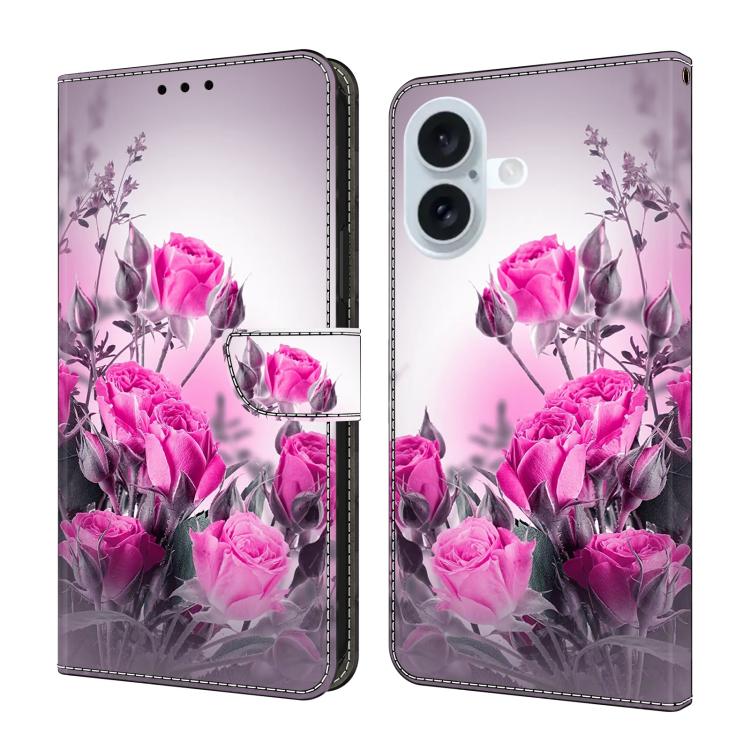Custodia per telefono in ecopelle con effetto cristallo., For iPhone 16