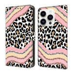 Custodia per telefono in ecopelle con effetto cristallo., For iPhone 15 Pro