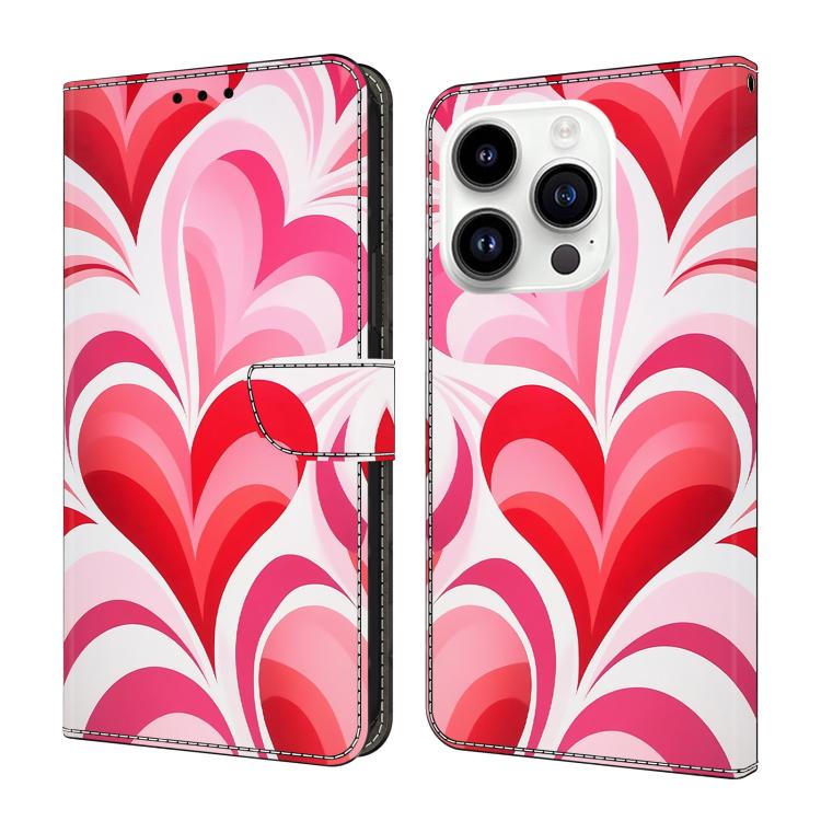 Custodia per telefono in ecopelle con effetto cristallo., For iPhone 15 Pro Max