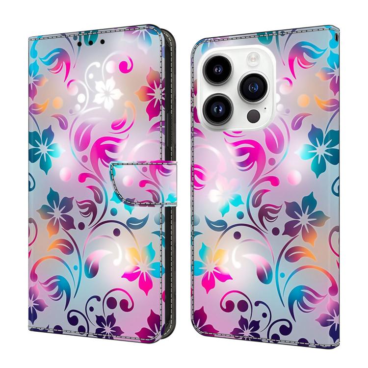 Custodia per telefono in ecopelle con effetto cristallo., For iPhone 15 Pro Max