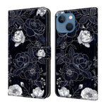 Custodia per telefono in ecopelle con effetto cristallo., For iPhone 14 / 13