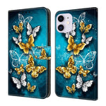 Custodia per telefono in ecopelle con effetto cristallo., For iPhone 11