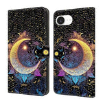 Custodia portafoglio in ecopelle effetto cristallo per iPhone 17