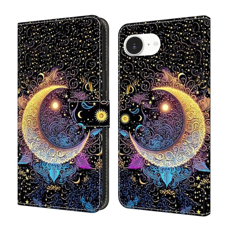 Custodia portafoglio in ecopelle effetto cristallo per iPhone 17