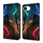 Custodia portafoglio in ecopelle effetto cristallo per iPhone 17