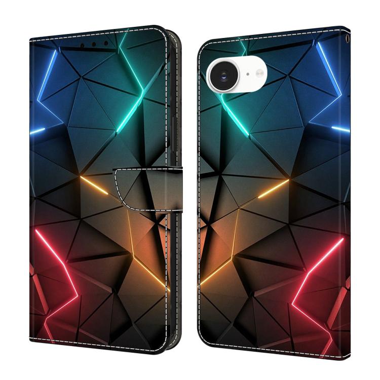 Custodia portafoglio in ecopelle effetto cristallo per iPhone 17