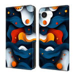 Custodia portafoglio in ecopelle effetto cristallo per iPhone 17