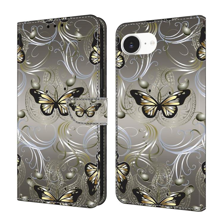 Custodia portafoglio in ecopelle effetto cristallo per iPhone 17