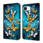 Custodia portafoglio in ecopelle effetto cristallo per iPhone 17
