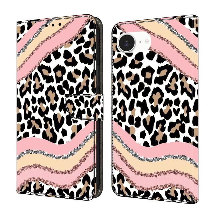 Custodia portafoglio in ecopelle effetto cristallo per iPhone 17