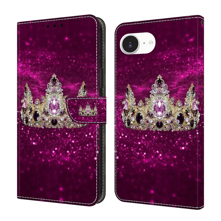 Custodia portafoglio in ecopelle effetto cristallo per iPhone 17
