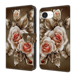 Custodia portafoglio in ecopelle effetto cristallo per iPhone 17