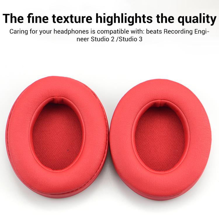 XDcase 1 paio di cuscinetti auricolari di ricambio in memory foam per cuffie con strumento di estrazione, For Beats Studio 2.0 / 3.0
