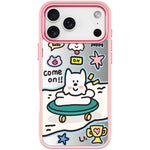 Custodia magnetica per telefono con motivo "Happy Weekend", For iPhone 17 Pro Max, For iPhone 17 Pro, For iPhone 17, For iPhone Air
