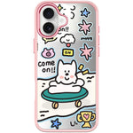 Custodia magnetica per telefono con motivo "Happy Weekend", For iPhone 17 Pro Max, For iPhone 17 Pro, For iPhone 17, For iPhone Air