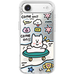 Custodia magnetica per telefono con motivo "Happy Weekend", For iPhone 17 Pro Max, For iPhone 17 Pro, For iPhone 17, For iPhone Air