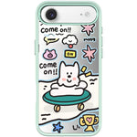 Custodia magnetica per telefono con motivo "Happy Weekend", For iPhone 17 Pro Max, For iPhone 17 Pro, For iPhone 17, For iPhone Air