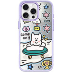 Custodia magnetica per telefono con motivo "Happy Weekend", For iPhone 16 Pro Max, For iPhone 16 Pro, For iPhone 16 Plus, For iPhone 16