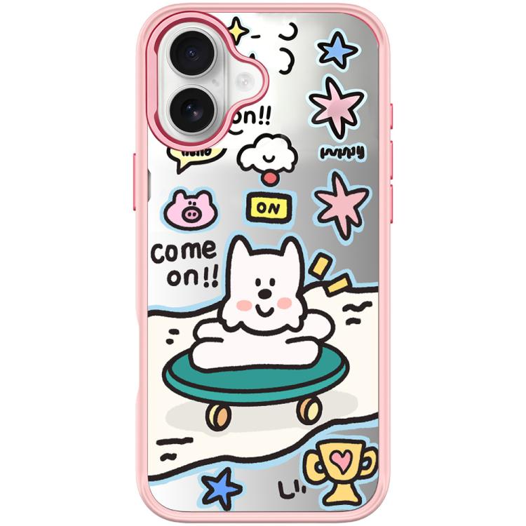 Custodia magnetica per telefono con motivo "Happy Weekend", For iPhone 16 Pro Max, For iPhone 16 Pro, For iPhone 16 Plus, For iPhone 16