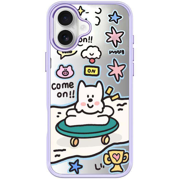 Custodia magnetica per telefono con motivo "Happy Weekend", For iPhone 16 Pro Max, For iPhone 16 Pro, For iPhone 16 Plus, For iPhone 16